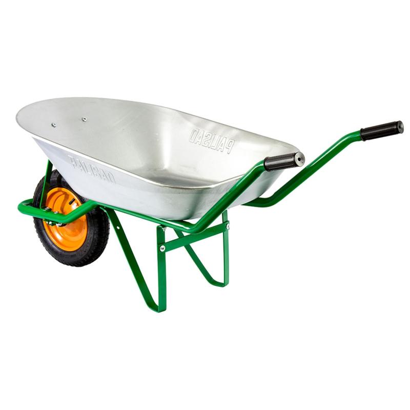 Тачка садовая Palisad грузоподъемность 160 кг объем 78л 689153/ 689155