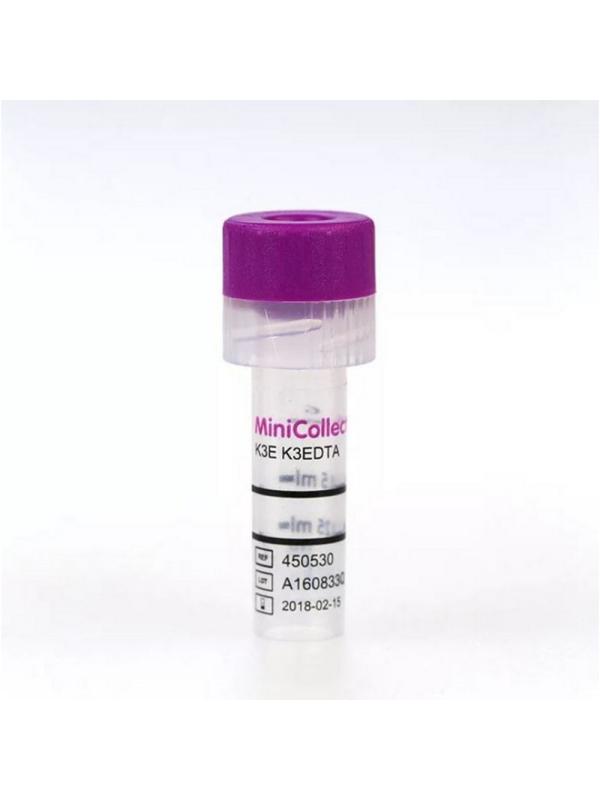 Пробирка без капилляра с ЭДТА-К3 0,25/0,5мл д/гемат, коллектор, 45053050шт