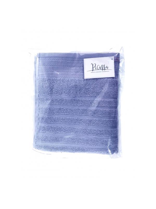 Полотенце махровое 50х90 Страйпсизо-голубой