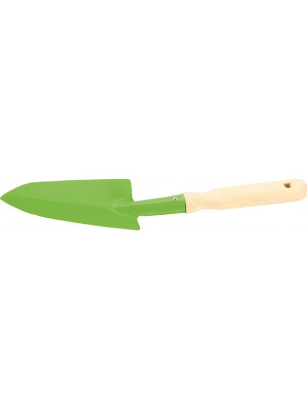 Совок посадочный Сибртех узкий 65х345мм сталь деревянная рукоятка АГРОНОМ