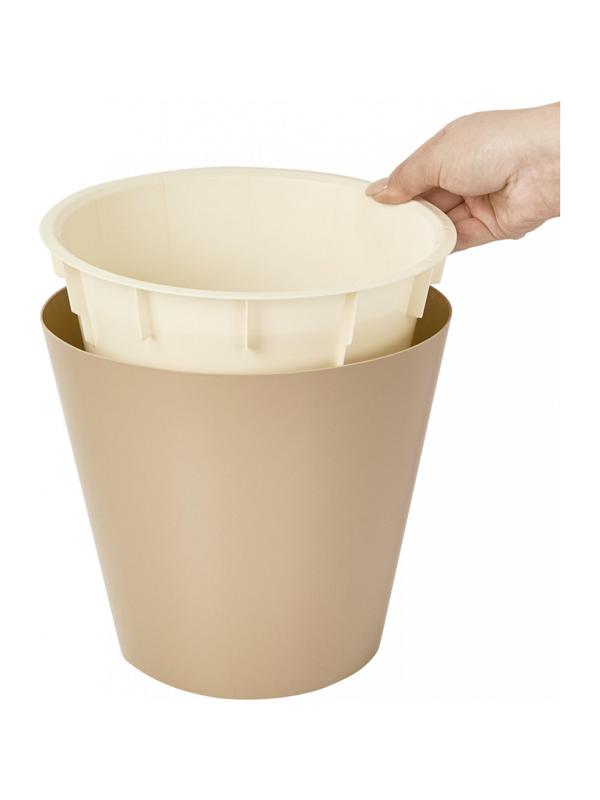 Горшок для цветов London 320мм, 15,7л на колес.молочный шоколад,ING6207МШОК