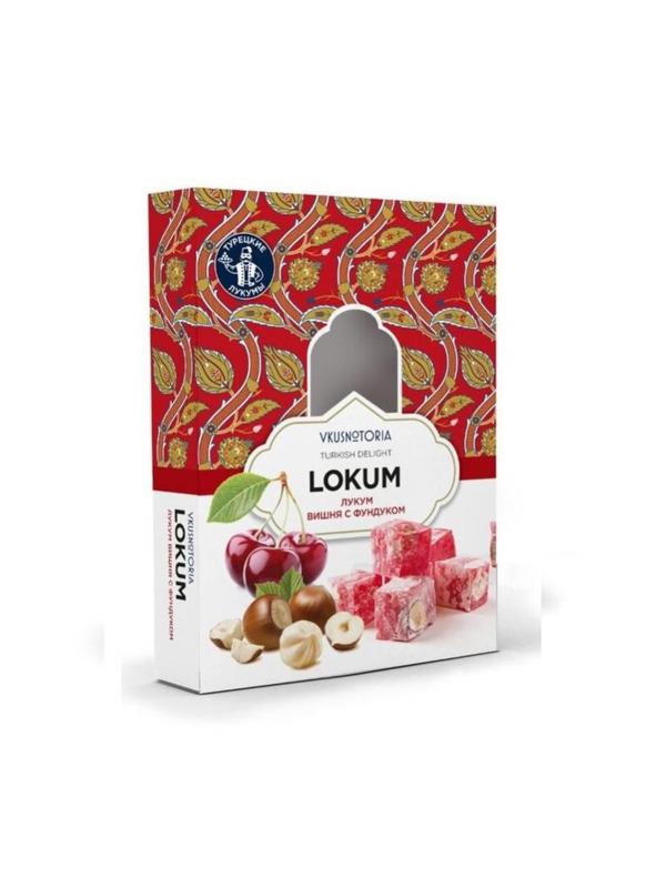 Рахат-лукум Vkusnotoria  с фундуком и вкусом вишни, 250г