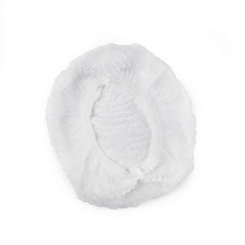 Шапочка Шарлотта белая, 100шт/уп МСП/Ш-1