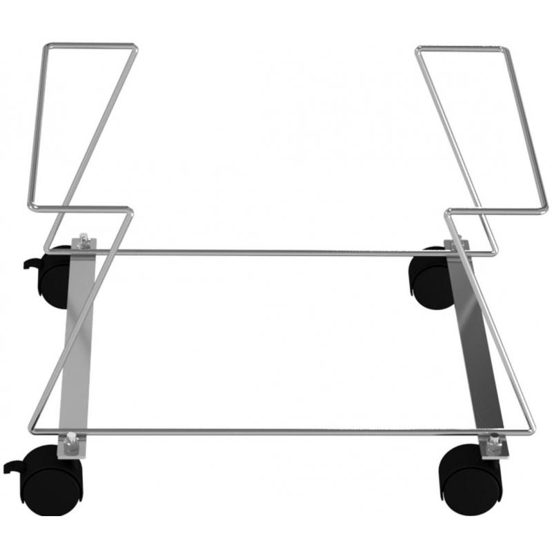 Подставка под корзины VZTO_445х360х286 мм (с колесами) алюминий/хром
