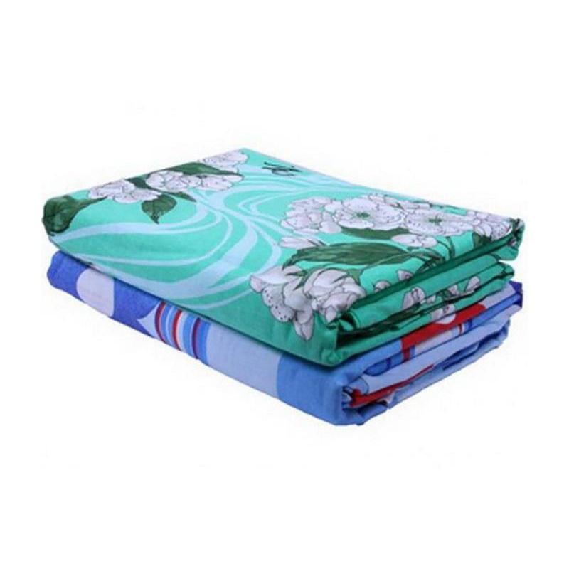 Постельное белье 1,5 сп микрофибра 65гр/м2 (нав. 70х70 1 шт.), ассорти