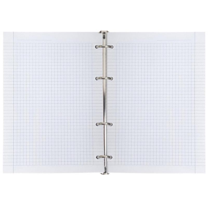 Тетрадь общая А5 120л.клет,кольца,обл.пластик,Infolio Study,Camomiles,N3396