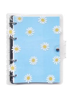 Тетрадь общая А5 120л.клет,кольца,обл.пластик,Infolio Study,Camomiles,N3396