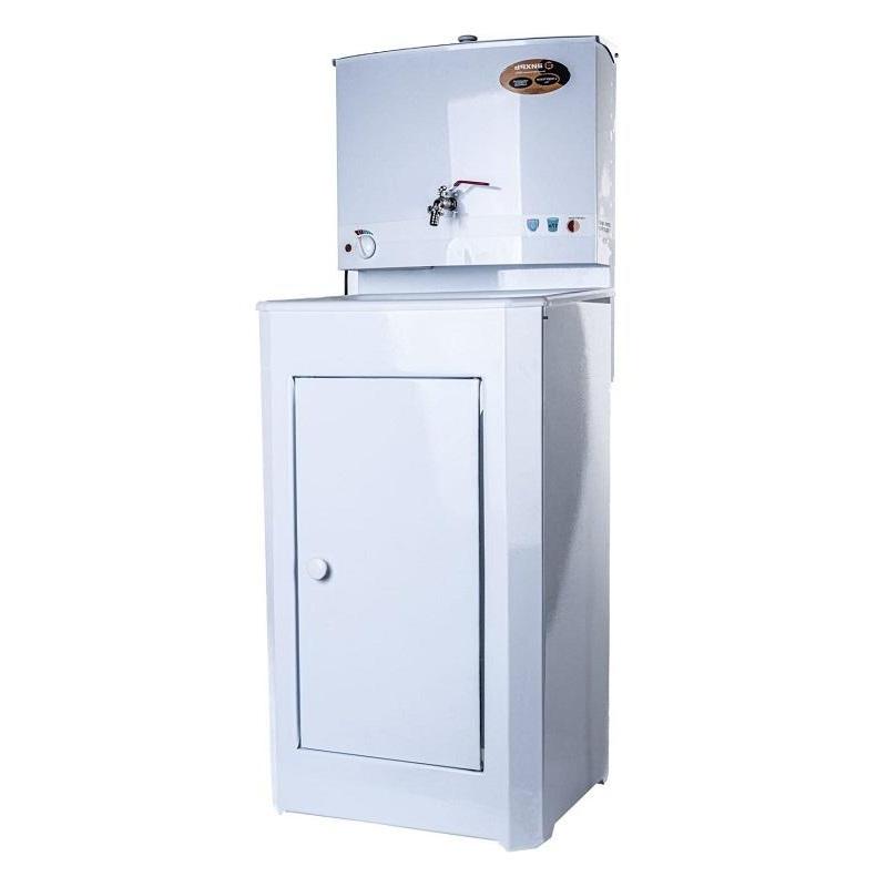 Умывальник дачный ЛЮКС, с подогревом, пластиковая мойка, цвет белый 74/4/4