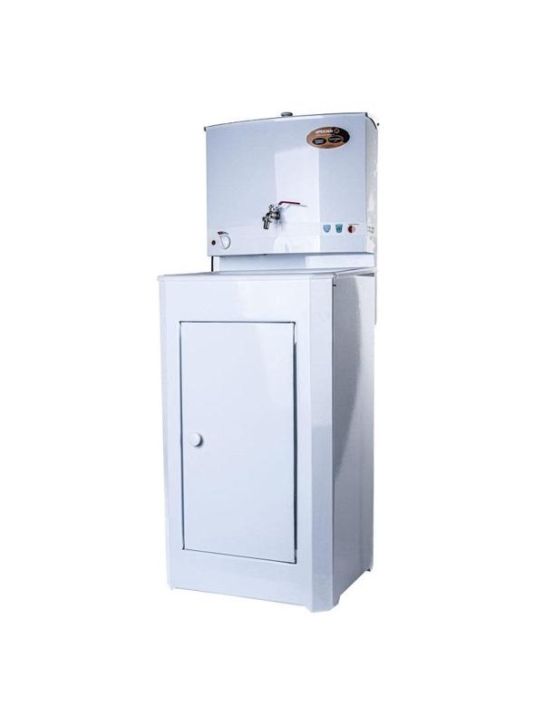 Умывальник дачный ЛЮКС, с подогревом, пластиковая мойка, цвет белый 74/4/4