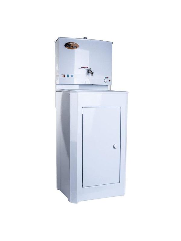 Умывальник дачный ЛЮКС, с подогревом, пластиковая мойка, цвет белый 74/4/4