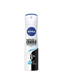 Дезодорант-антиперспирант Nivea Черное и Белое Невидимый Pure 150 мл  82230