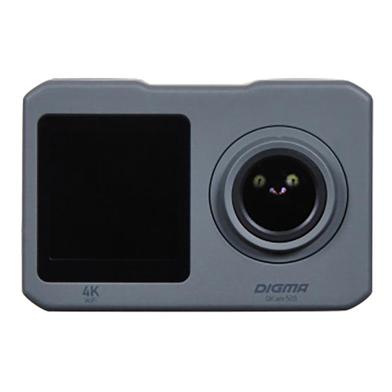 Экшн камера Digma DiCam 520 серый
