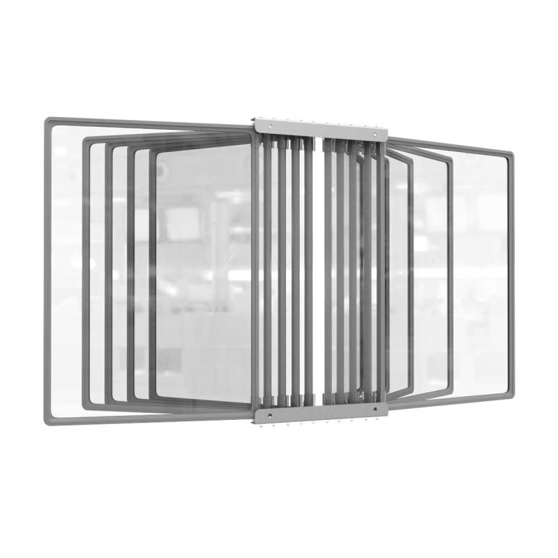 Демосистема настенная Promega office 10 панелей А3, пластик