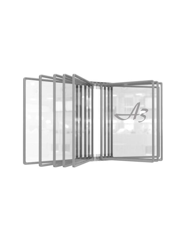 Демосистема настенная Promega office 10 панелей А3, пластик