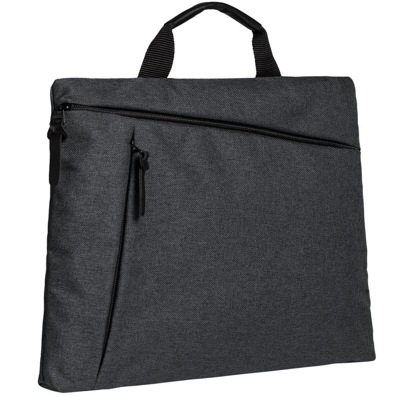 Сумка для документов HotDoc, темно-серая,10106.30