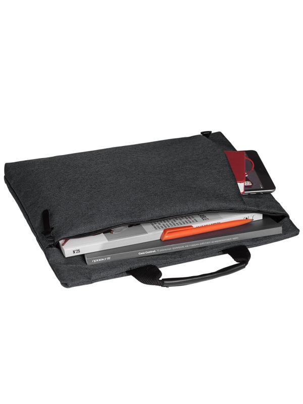 Сумка для документов HotDoc, темно-серая,10106.30