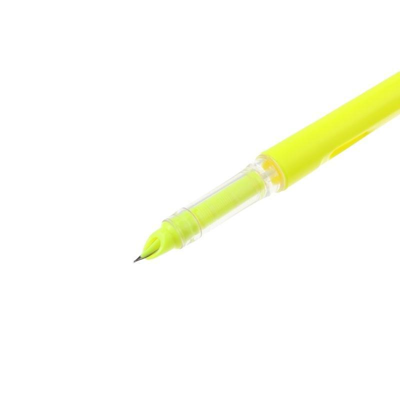 Набор Ручка перьевая Hauser NEON + два картриджа желтая H6105-yellow