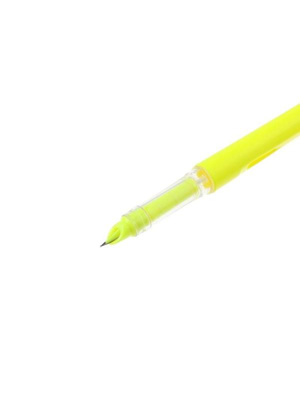 Набор Ручка перьевая Hauser NEON + два картриджа желтая H6105-yellow
