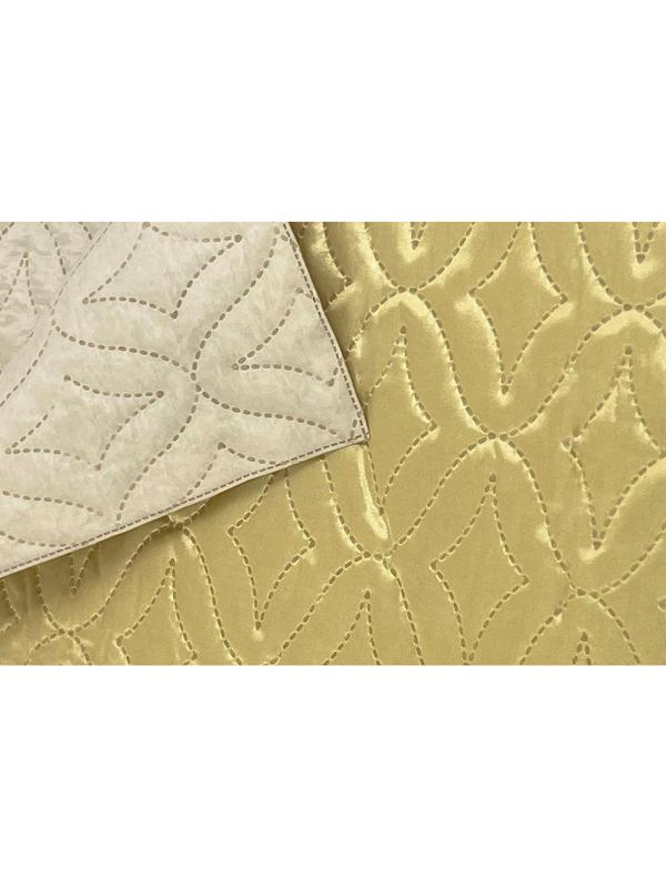 Покрывало Ника 140х200см,атлас-сатин, бежевый