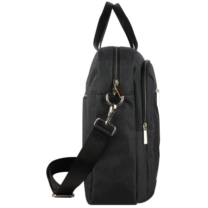 Портфель мужской BUGATTI серия Sera,антрац.,полиэстер, 40х11х34см,49630213