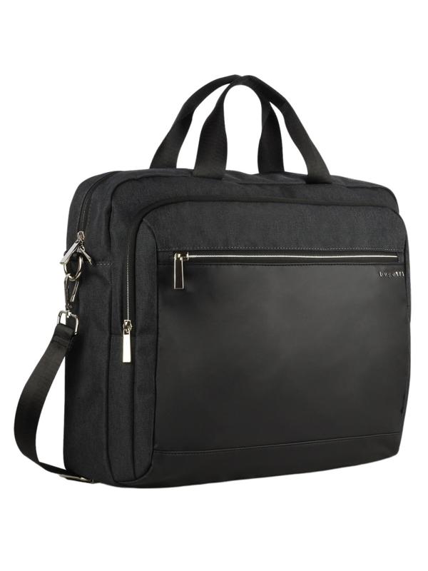 Портфель мужской BUGATTI серия Sera,антрац.,полиэстер, 40х11х34см,49630213