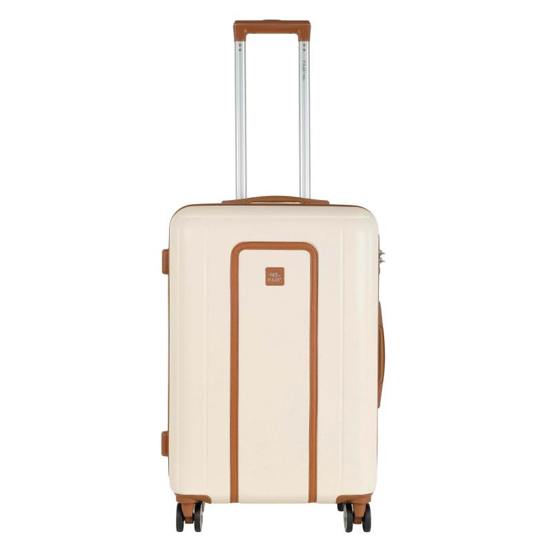 Чемодан средний,Beige бежевый (24) пластикABS,РР5509