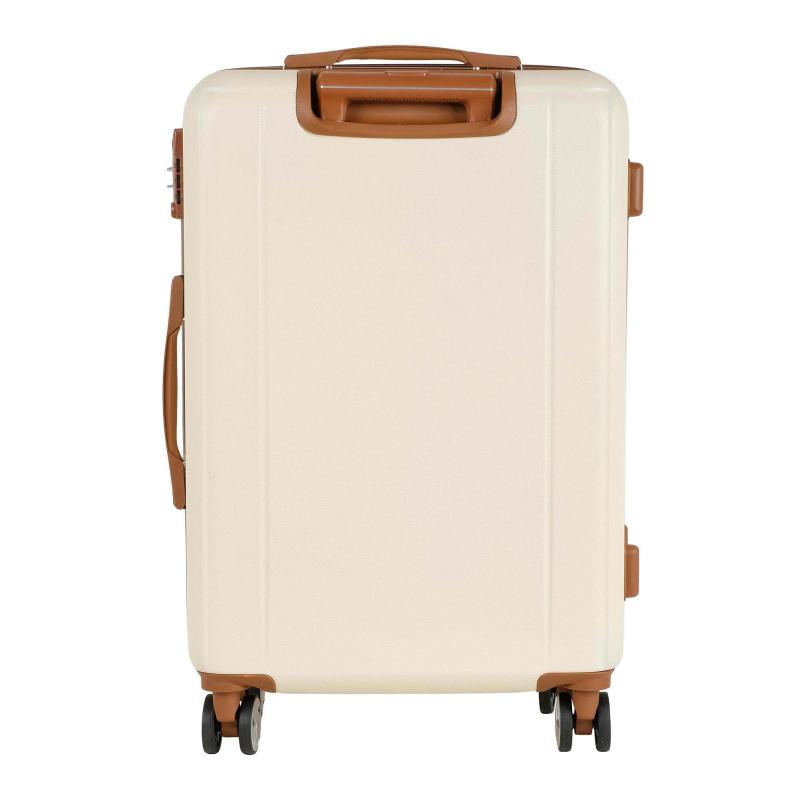 Чемодан средний,Beige бежевый (24) пластикABS,РР5509