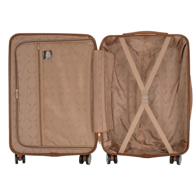 Чемодан средний,Beige бежевый (24) пластикABS,РР5509