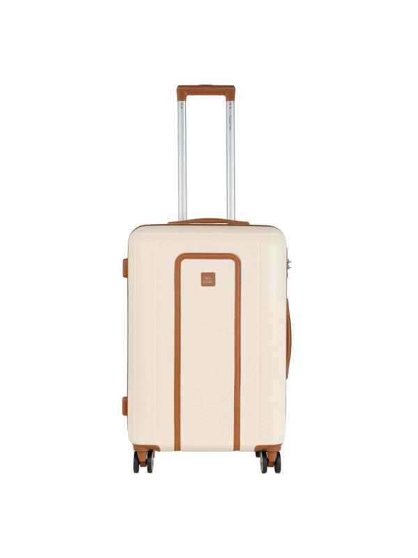 Чемодан средний,Beige бежевый (24) пластикABS,РР5509