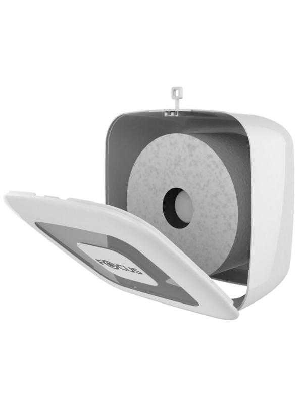 Диспенсер Focus Mini Jumbo для туалетной бумаги в ср рул белый 8077065