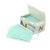 Маска медицинская 3-х сл., резинка, мятный/зеленый, Sense, картон 50шт/уп