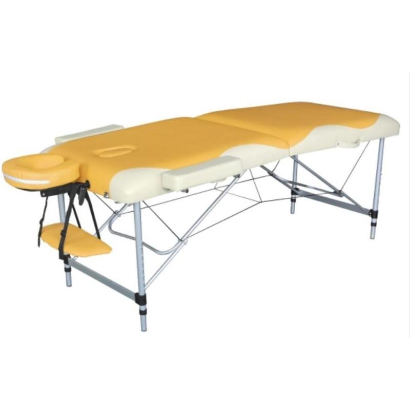 Массажный стол DFC NIRVANA Elegant PREMIUM 186х70х5см алюм. ножки оранж/беж