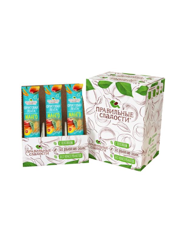 Пастила ПС Фруктовая лента Манго,15гх30шт/уп