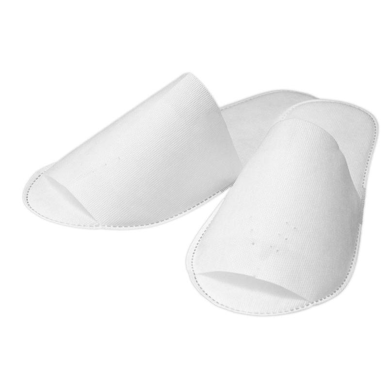 Тапочки одноразовые эконом,спанбонд/изодом,откр.мыс,изодом 3мм 100пар/уп