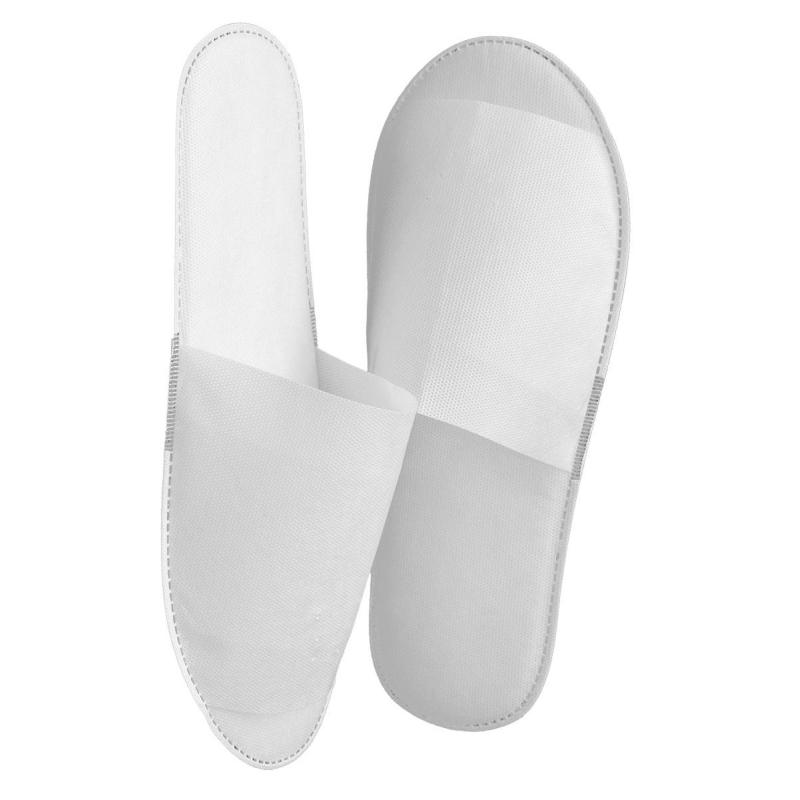 Тапочки одноразовые эконом,спанбонд/изодом,откр.мыс,изодом 3мм 100пар/уп