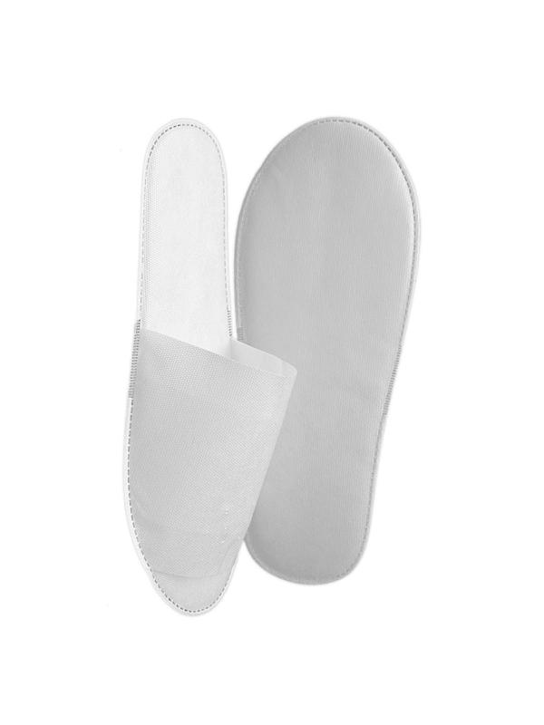 Тапочки одноразовые эконом,спанбонд/изодом,откр.мыс,изодом 3мм 100пар/уп