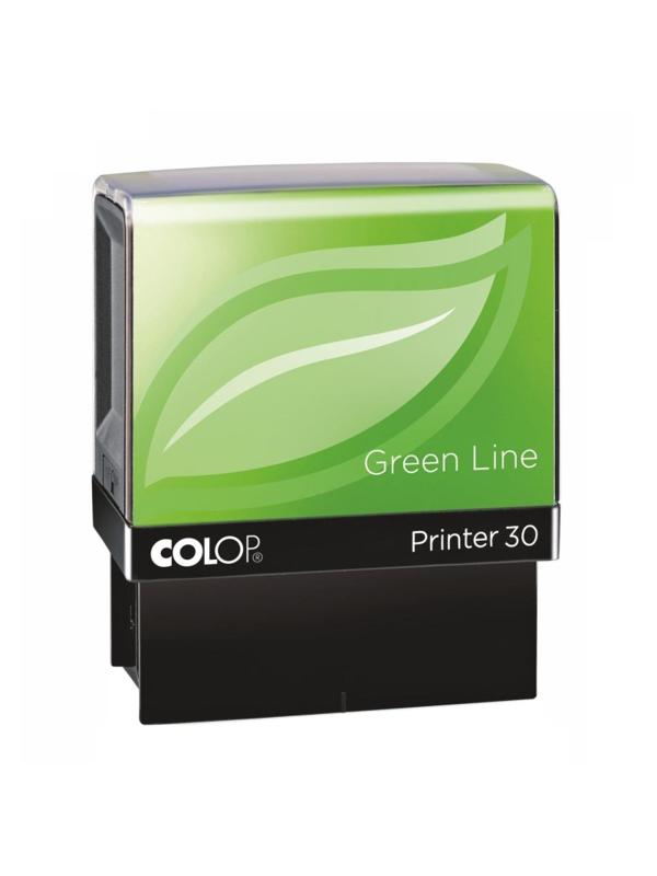 Оснастка для штампов персон. ЭКО Printer 30 Green Line 47х18мм корпус черн