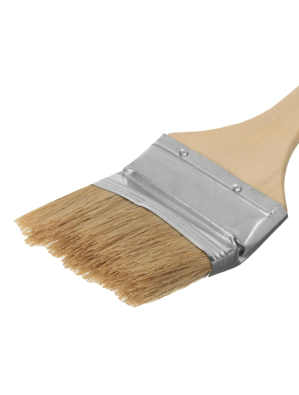 Кисть радиаторная 63 мм (2,5) натуральная щетина деревянная ручка MTX 83849