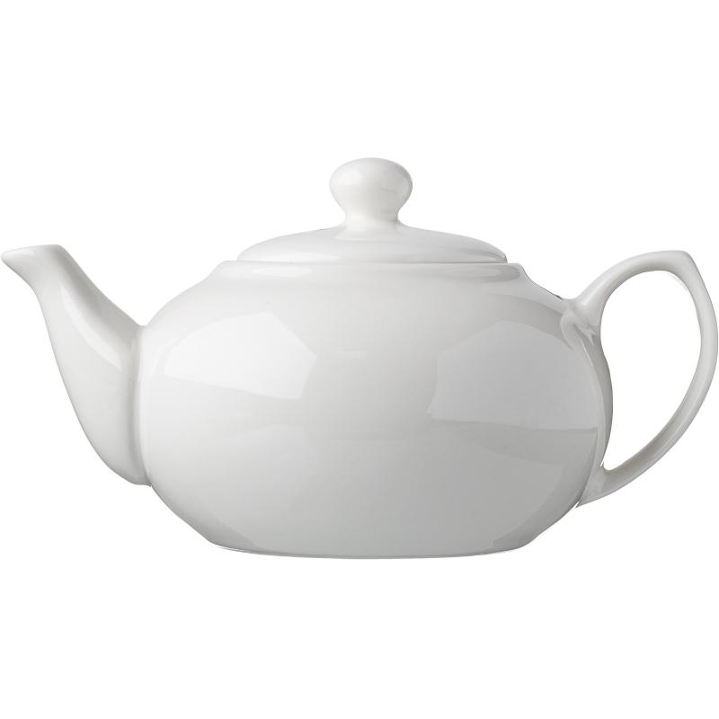 Чайник заварочный 'Кунстверк';фарфор;450мл;D=75,H=75,L=175мм;белый 03150395