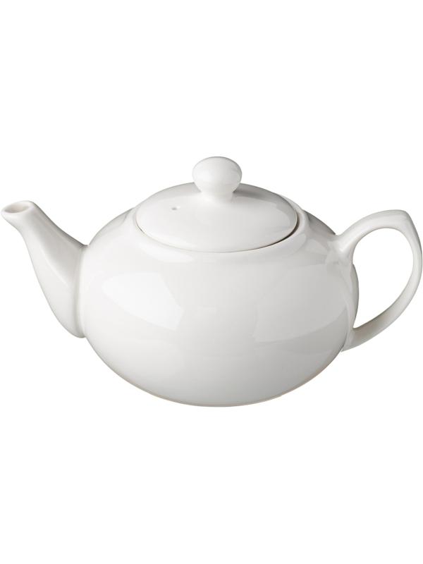 Чайник заварочный 'Кунстверк';фарфор;450мл;D=75,H=75,L=175мм;белый 03150395