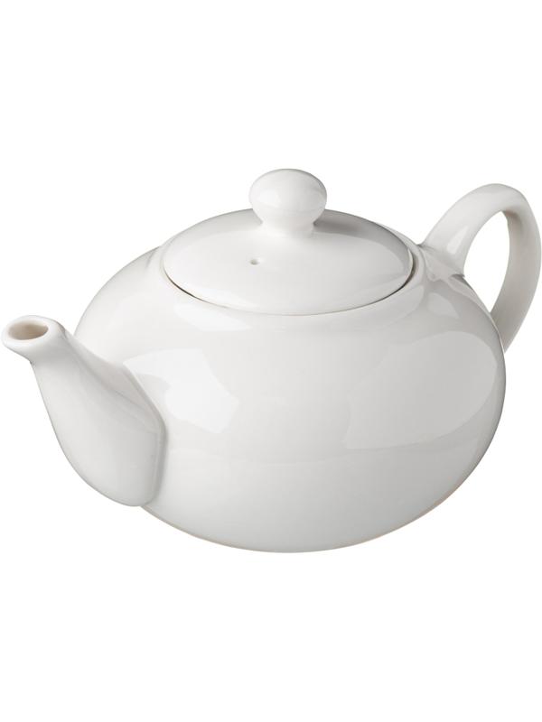 Чайник заварочный 'Кунстверк';фарфор;450мл;D=75,H=75,L=175мм;белый 03150395