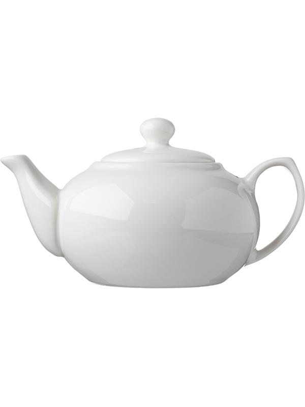 Чайник заварочный 'Кунстверк';фарфор;450мл;D=75,H=75,L=175мм;белый 03150395