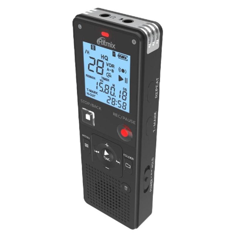 Диктофон цифровой Ritmix RR-820 16Gb Black