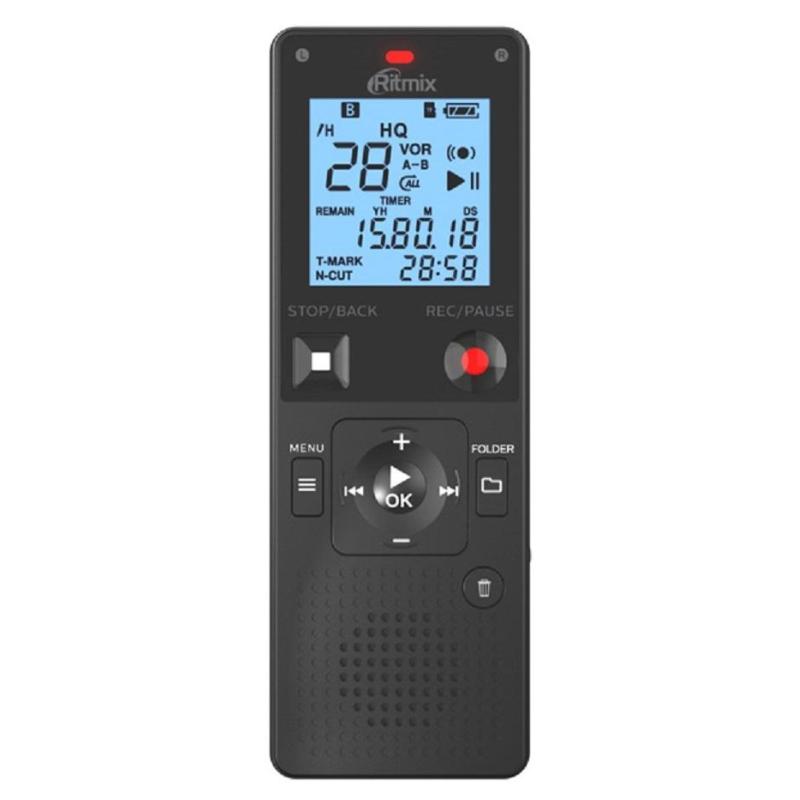 Диктофон цифровой Ritmix RR-820 16Gb Black