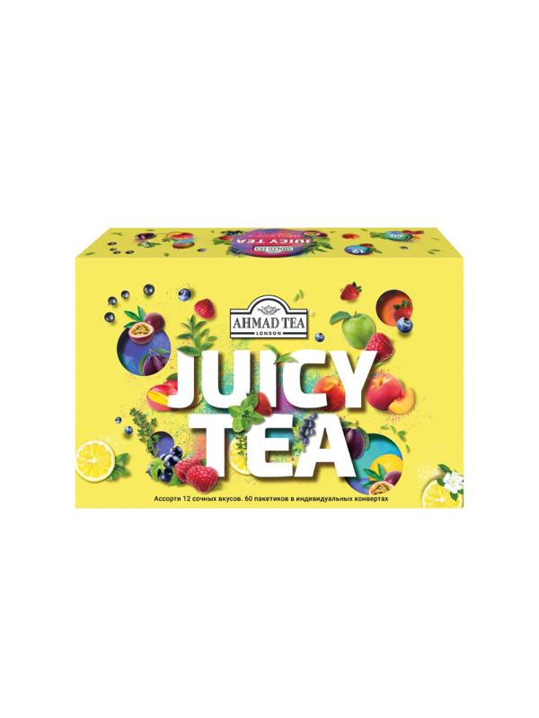 Чай Ahmad Tea Juicy Tea Ассорти чайное 12 вкусов, 60пак N074
