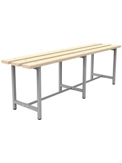 Скамья TI_СТ-3 дерев. доска, 1500мм, рег.опора