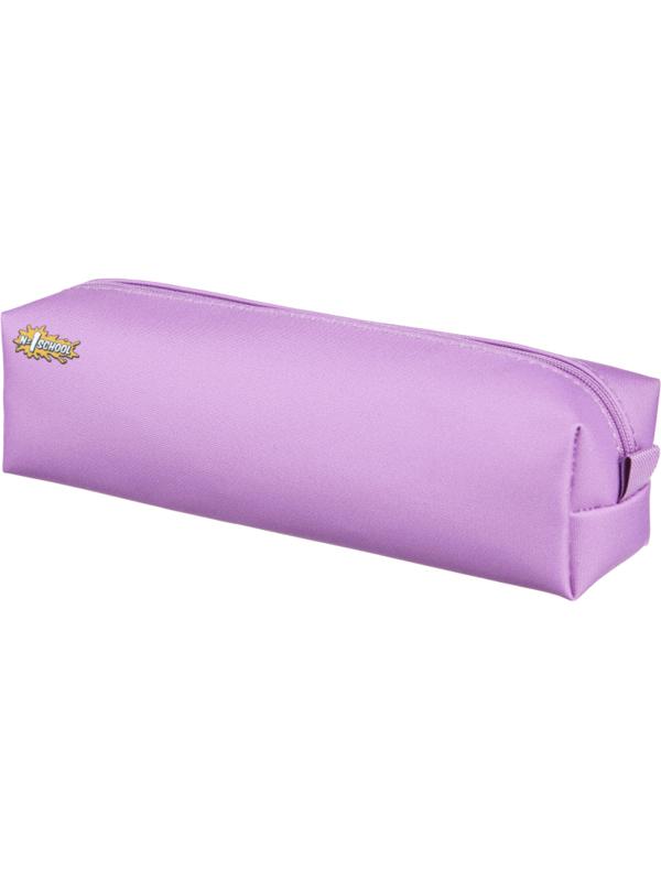 Пенал №1School сиреневый, ПМО 31-20, ткань мягкий,  210х50х60