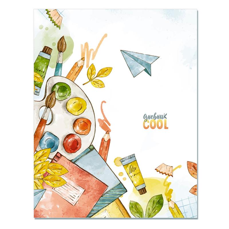 Дневник школьный млад.кл,7БЦ глянц.лам.48л. Школьные предметы,C4072-82