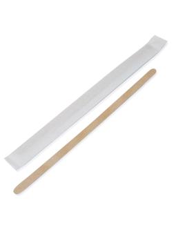 Размешиватель одноразовый деревянный L=17,8см, в инд.уп., 250 шт/уп