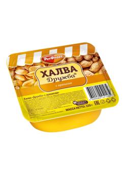 Халва Рот Фронт Дружба с арахисом 220г/шт